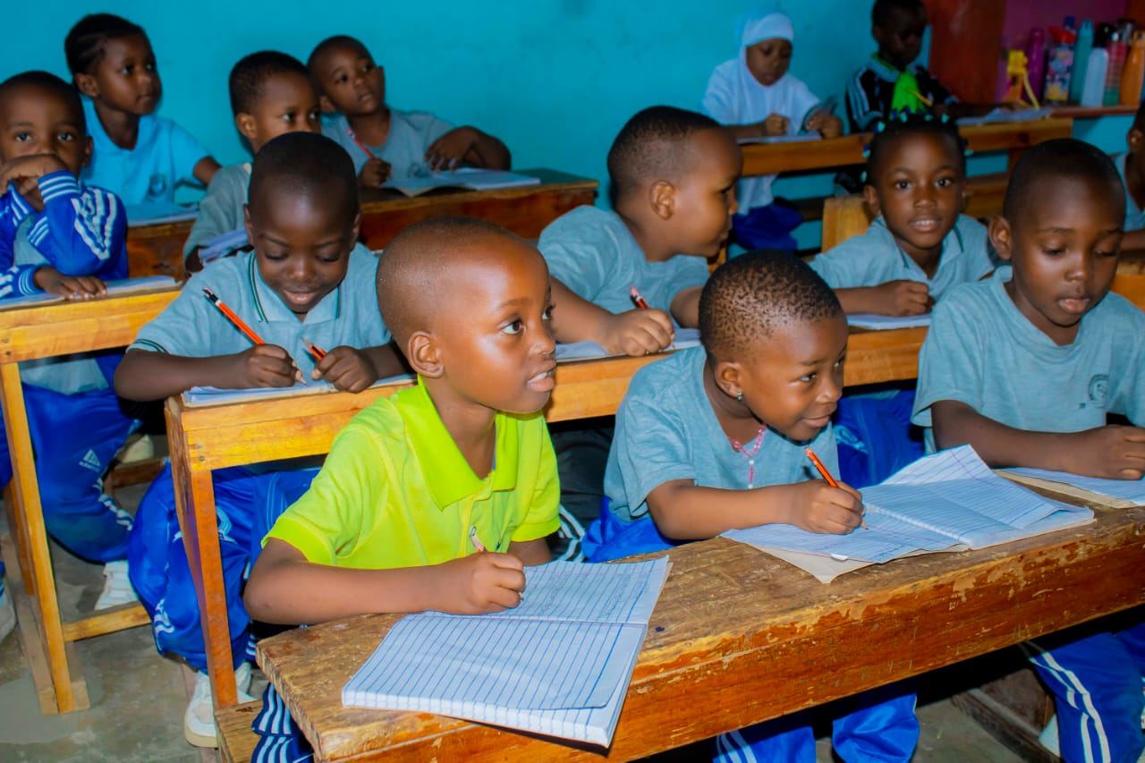 Students learning